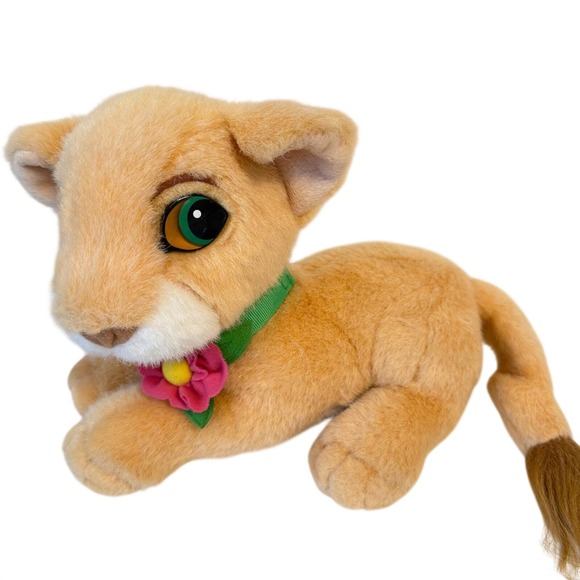 Disney Other - Disney Purring Nala The Lion King Vintage 1993 Plush Toy Flower Collar 9" EUC